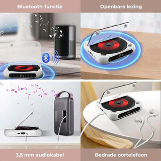 DiscWave – Compact CD Player for Home & Travel