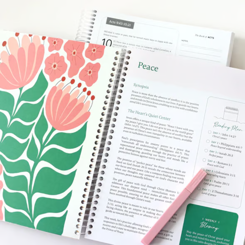 A Year in the Bible – 52-Week Study Hardcover Book