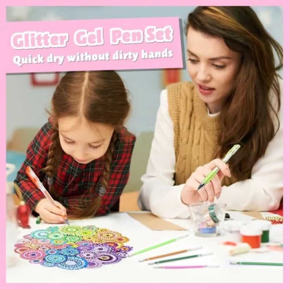 GlitterGlow - Vibrant Glitter Gel Pen Set