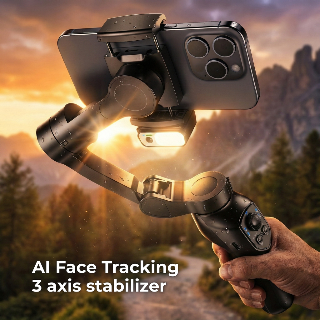 Cinematic AI Phone Stabilizer