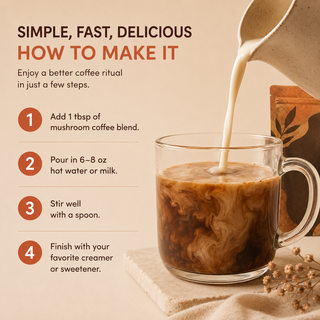 BrewBalance – 6-Mushroom Medium Roast Instant Coffee