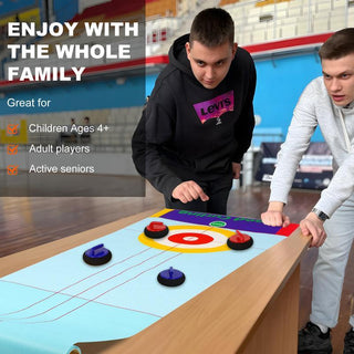 CurlPlay – Tabletop Family Curling Game for All Ages