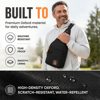 SlingGuard – Waterproof Travel Crossbody Bag
