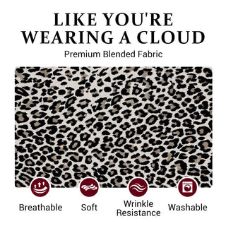 Selina - Sleek Leopard V‑Neck Dress – Timeless & Bold