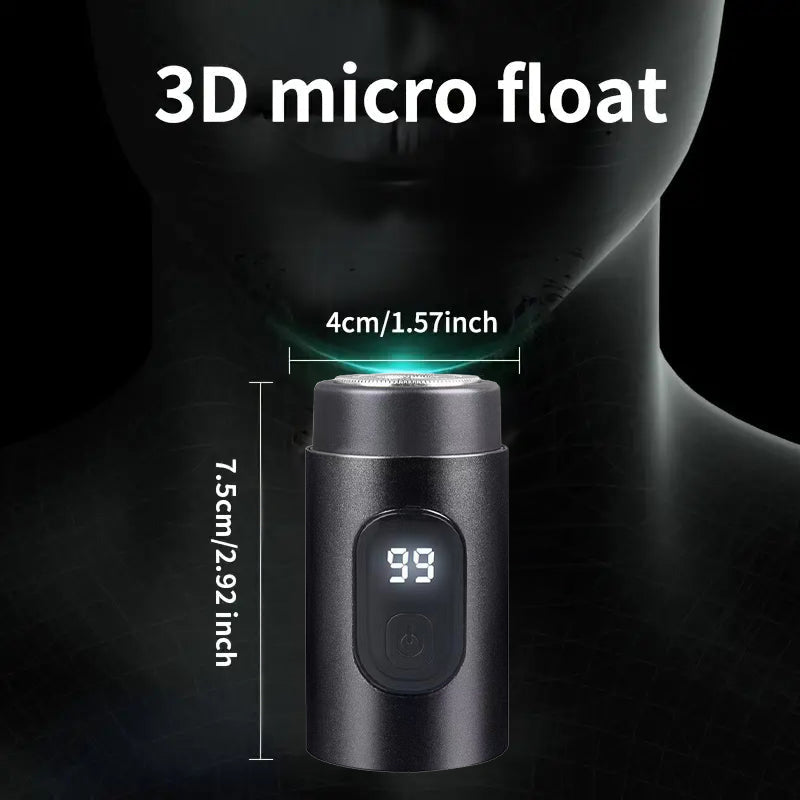GlideMax - Waterproof Travel Shaver for Effortless Grooming