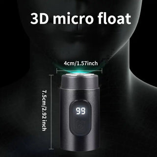 GlideMax - Waterproof Travel Shaver for Effortless Grooming