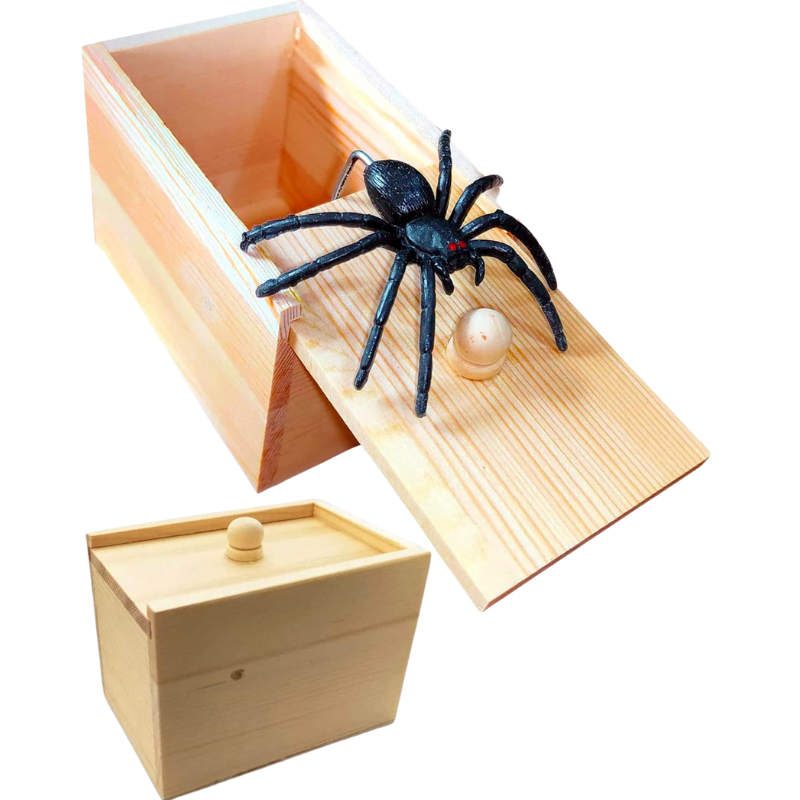 Scare Box With Spring ScareBox - The Ultimate Spider Prank Box