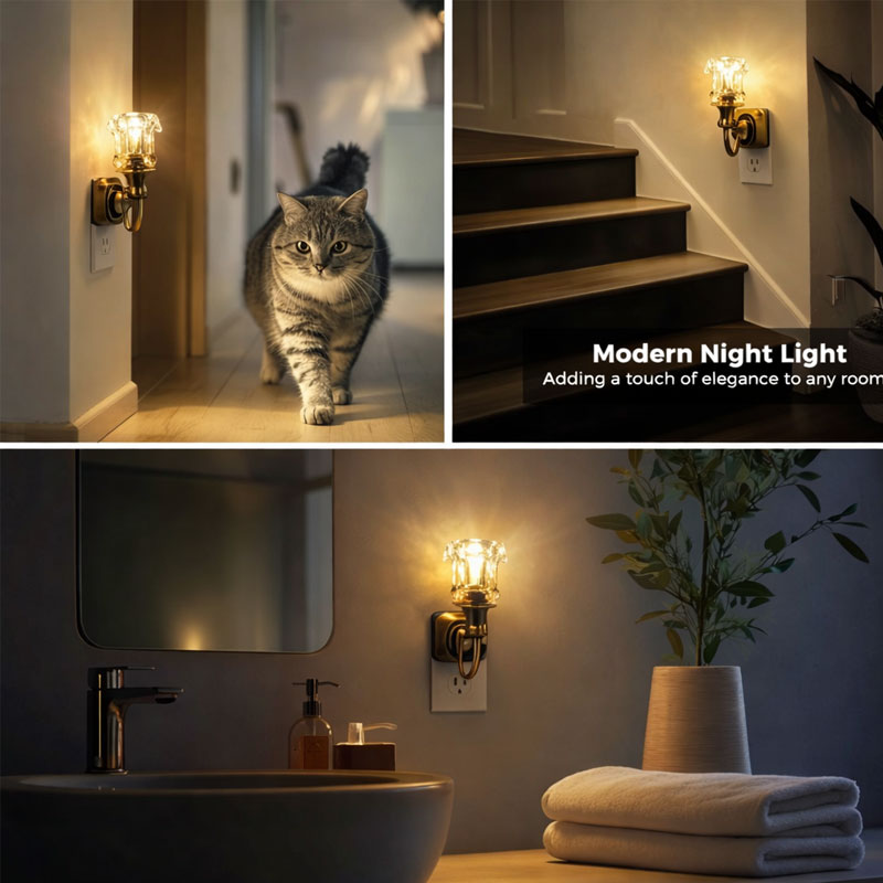 AntiqueLume – Classic Wall Sconce Night Light