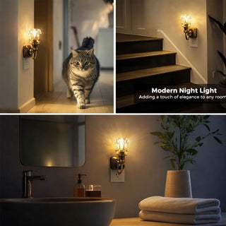 AntiqueLume – Classic Wall Sconce Night Light