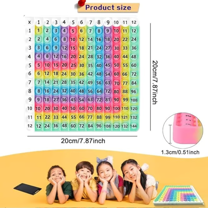 MathPop – Fun 12x12 Multiplication Board Game