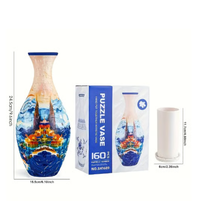 PuzzleBloom – 3D Puzzle Flower Vase