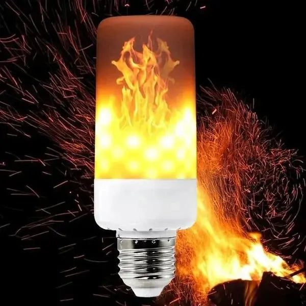 LED Flame Light Bulb marnetic