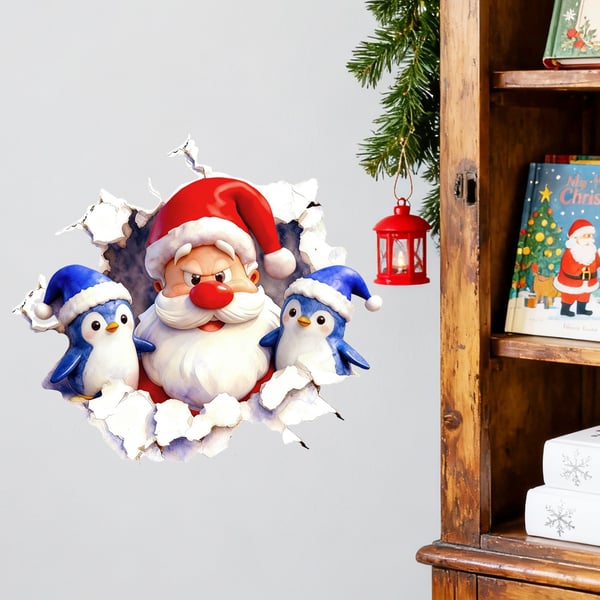FestiveFun – 2D Creative Christmas Wall Stickers
