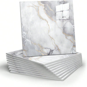 OpulentWall - Marble-Inspired Self-Adhesive Tiles