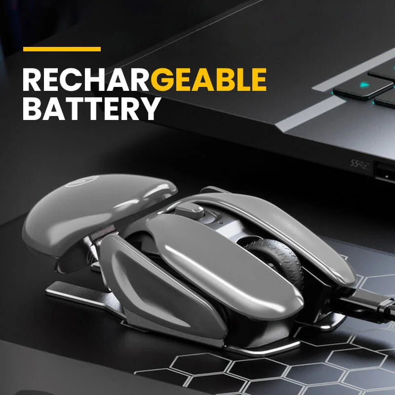 AeroClick – Wireless Ergonomic Metal Mouse