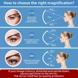 GlamView - Portable Rechargeable Makeup Mirror