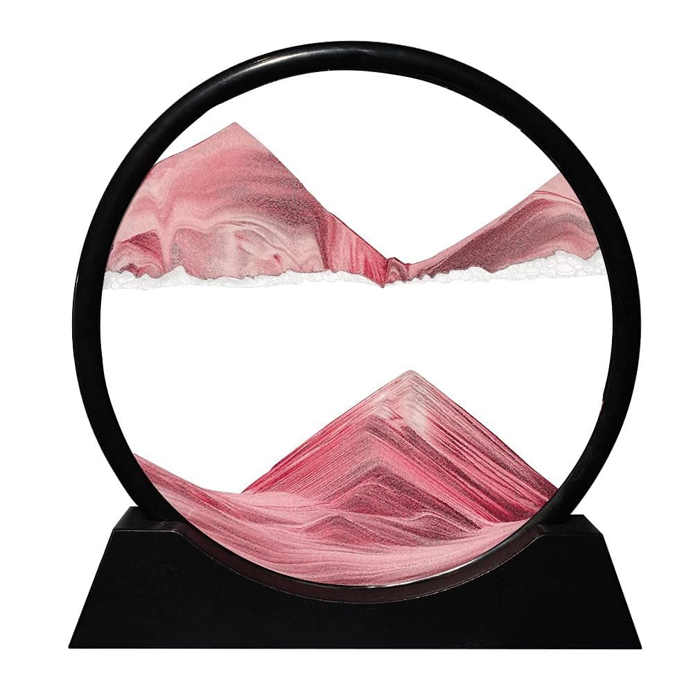 TranquilFlow – 3D Hourglass Sand Scene Gift