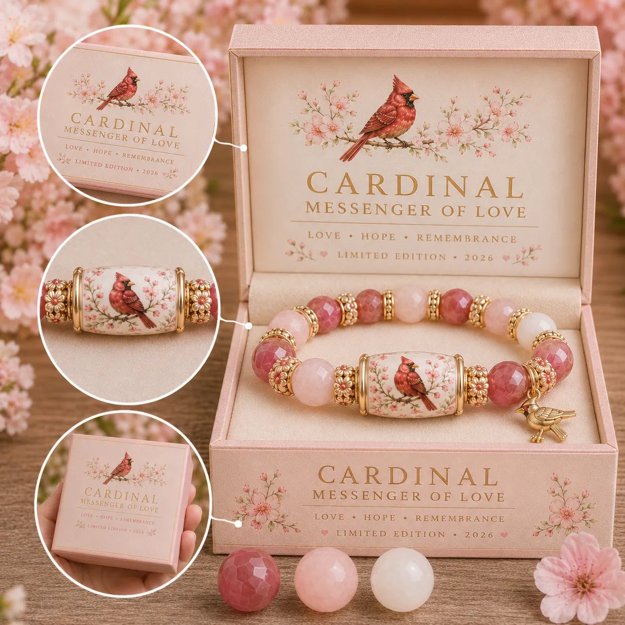 CrimsonHope – Love & Remembrance Charm Bracelet