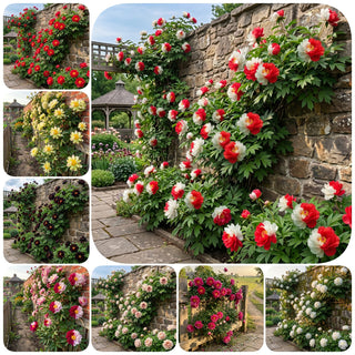 🌸 Rare Climbing Peony Bulbs🪴Big Full Blooms, Cold Hardy Perennial, Easy to Grow Garden Favorite