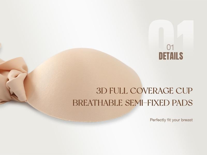 SkinMuse V - Wire-Free Deep V Bra for Flattering Silhouette