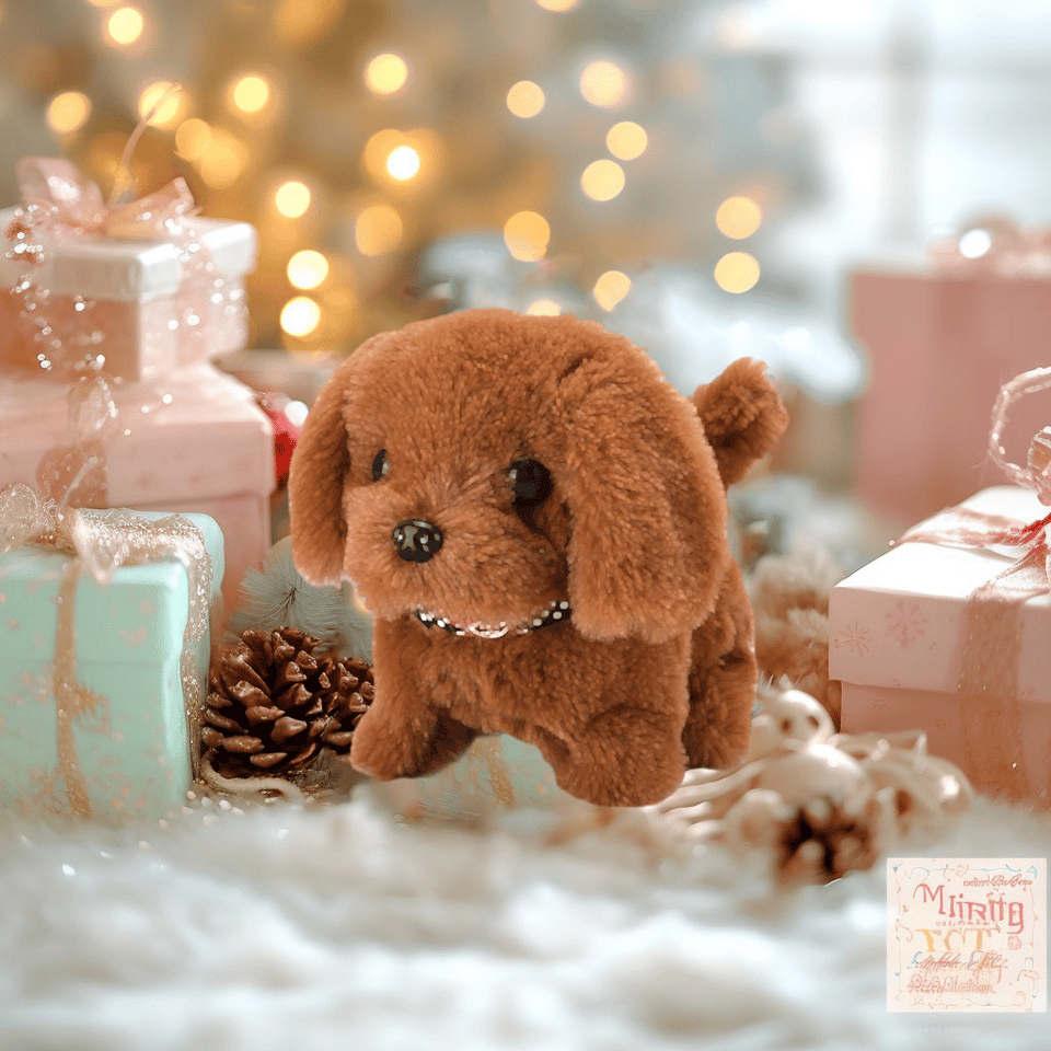 HugTail - Realistic Walking and Barking Plush Dog