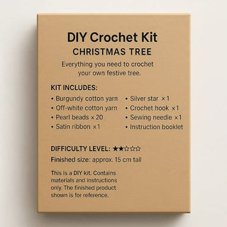 TwinkleStitch – Handmade Crochet Holiday Tree Set