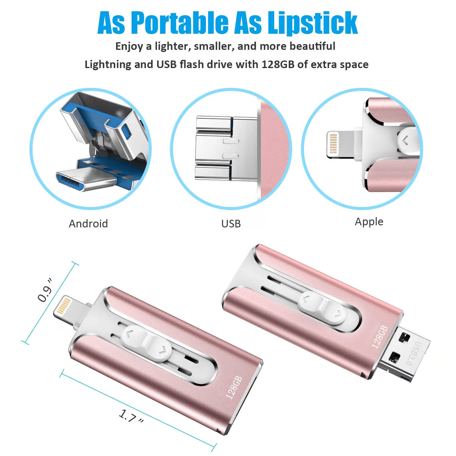 DataBridge – 4 in 1 Phone & Computer USB Drive