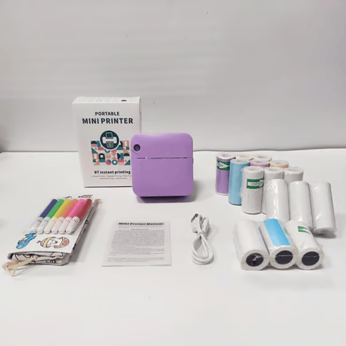 PrintyGo – Portable Mini Thermal Printer Set