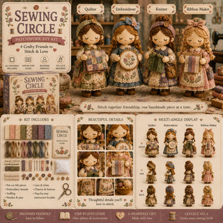 StitchTales – Patchwork Doll Sewing Kit