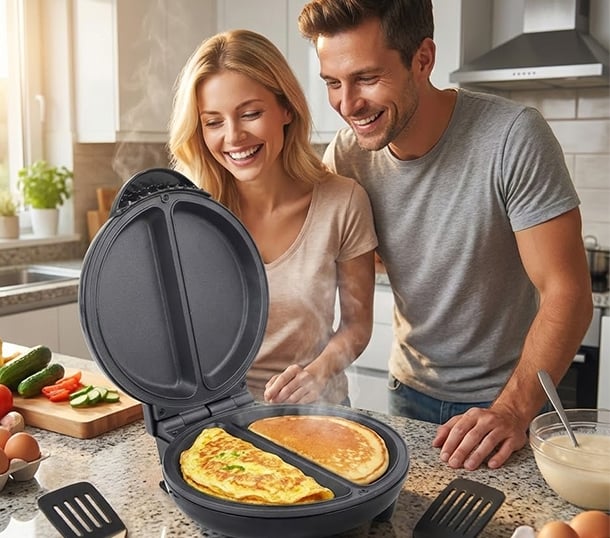 OmelettePro – Dual-Zone Electric Maker