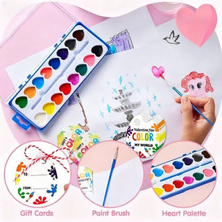 LoveStroke – Mini Watercolor Paint Set