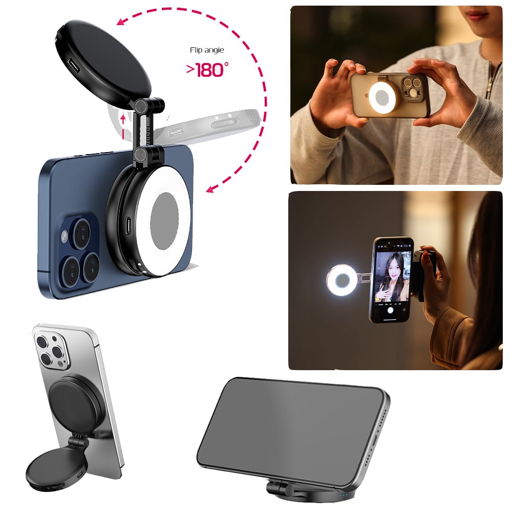 LumiSnap | Adjustable Magnetic Selfie Light