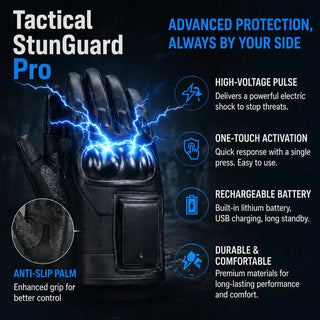 StunGuard Pro – Tactical Protection & Safety Performance Glove