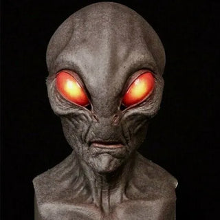 AlienAllure - Spooky Halloween Alien Mask