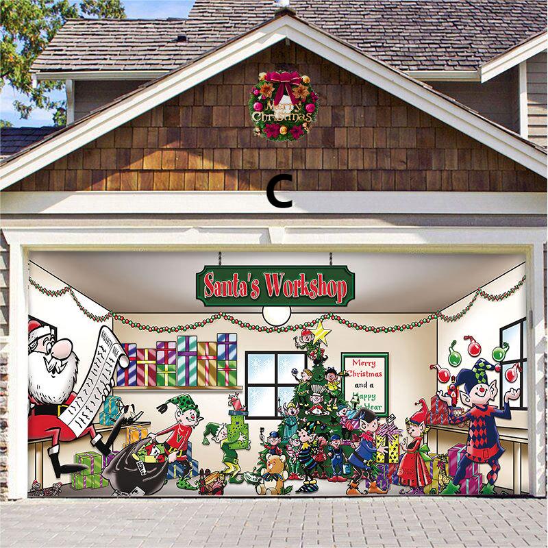 MerryDoor - Reusable Garage Decoration