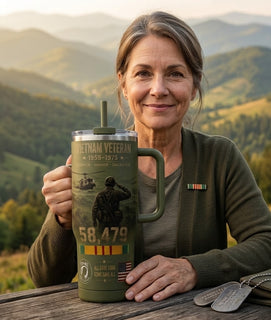 HonorSteel – Veteran Stainless Steel Insulated Travel Tumbler