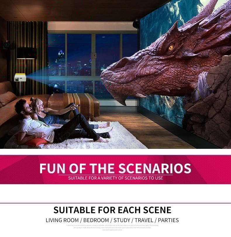 VisionLite - Portable HD Mini Projector