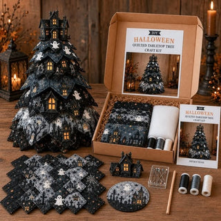 QuiltCharm – Handmade Halloween Tree Craft Kit