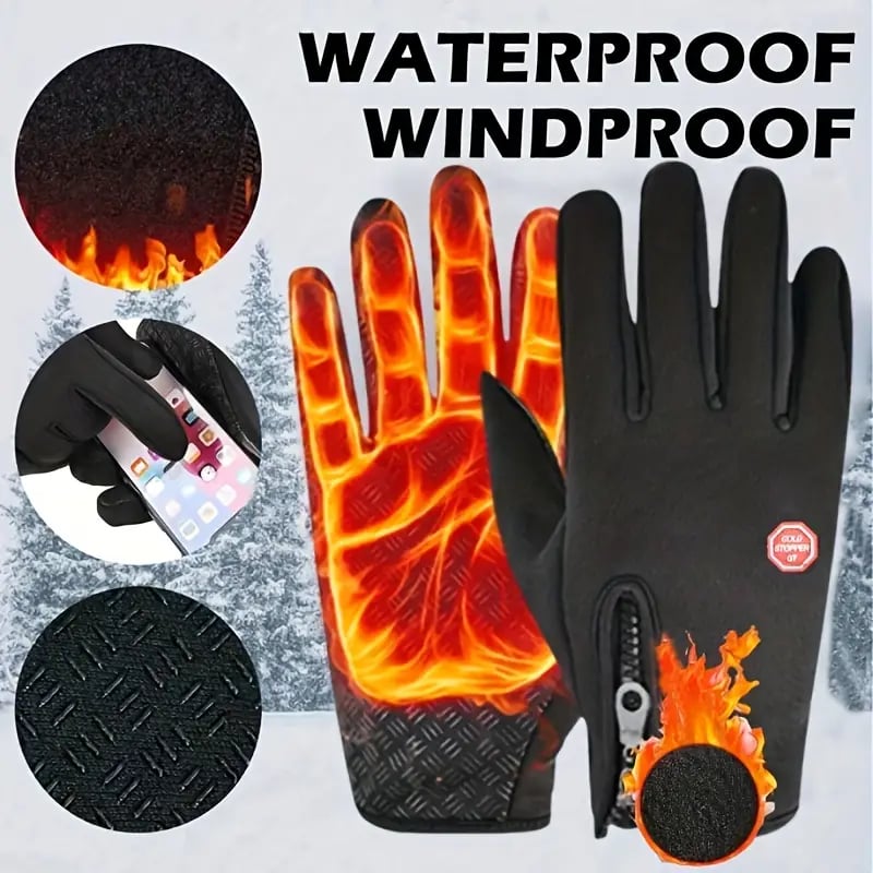 HeatLock - Waterproof & Windproof Winter Gloves