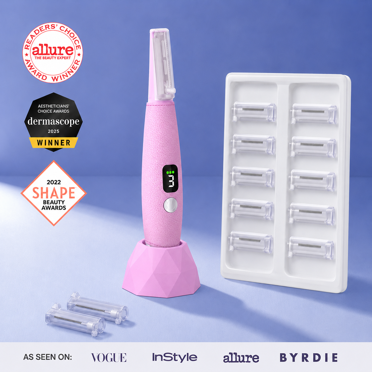 SilkSonic – Premium Facial Dermaplaning & Exfoliation Tool