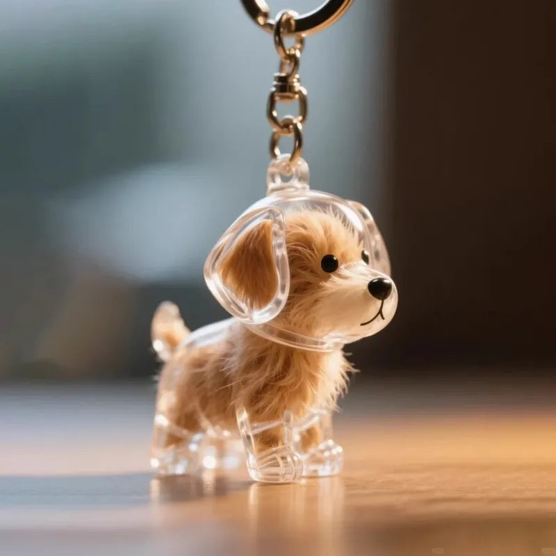 MemoryPaw – Pet Hair Memorial Capsule Keychain