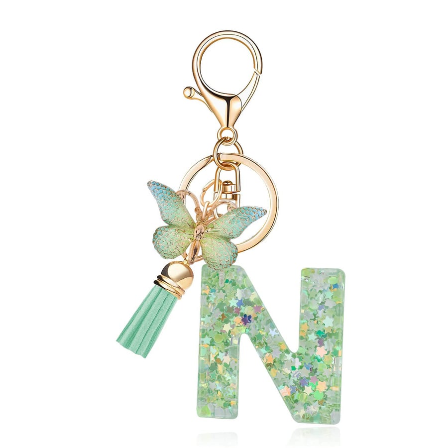 CharmKey – Personalized Initial Letter Keychain
