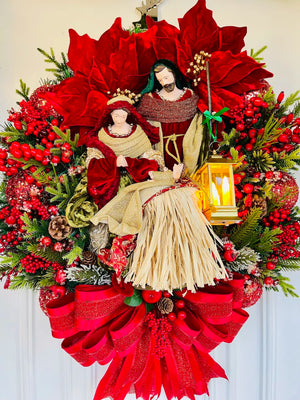 DivineGlow - Spiritual Handmade Wreath Decoration