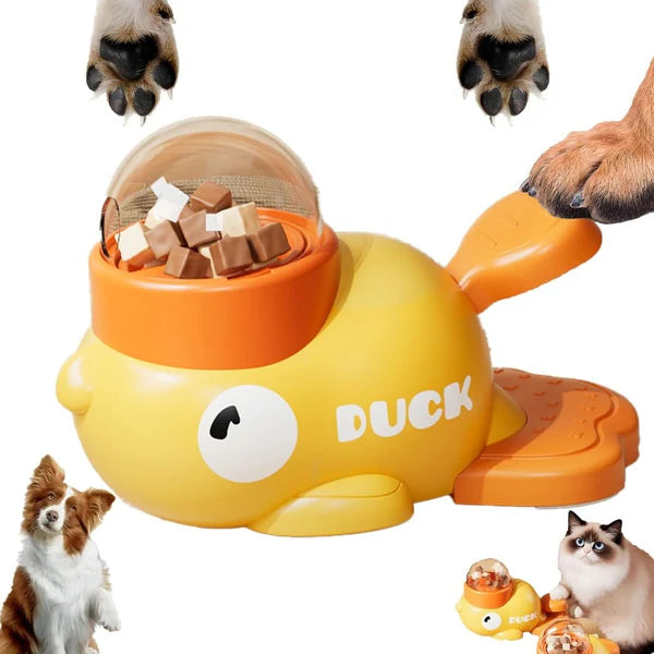 QuackPaws – Interactive Duck Slow Feeder for Cats
