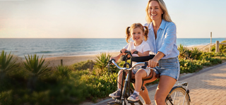 SafeRide – Front-Mounted Kids Bike Seat
