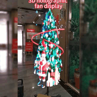 🎄3D Hologram LED Fan Projector - Free Shipping