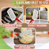SpeedSlice | Ultra-Sharp Dual Blade Shredder Knife