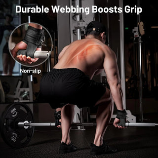 GripCore – Premium 2-in-1 Weight Lifting Wrist Straps