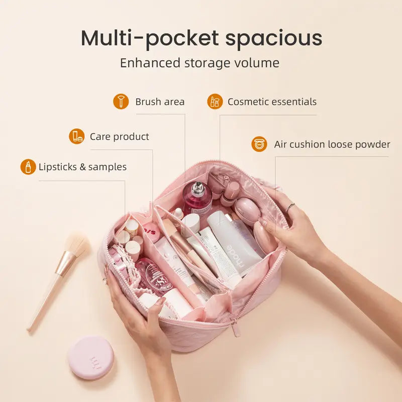 LuxeCase – Stylish Cosmetic Travel Organizer
