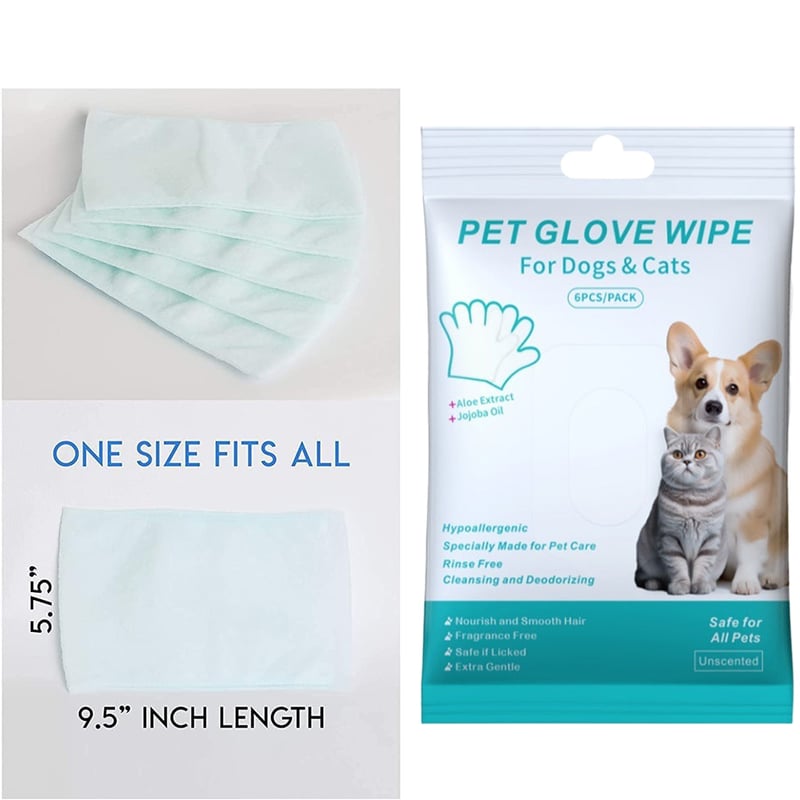 PawFresh – Rinse Free Dog Bath Mitts